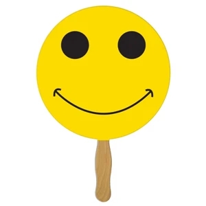 Smiley Face Hand Fan