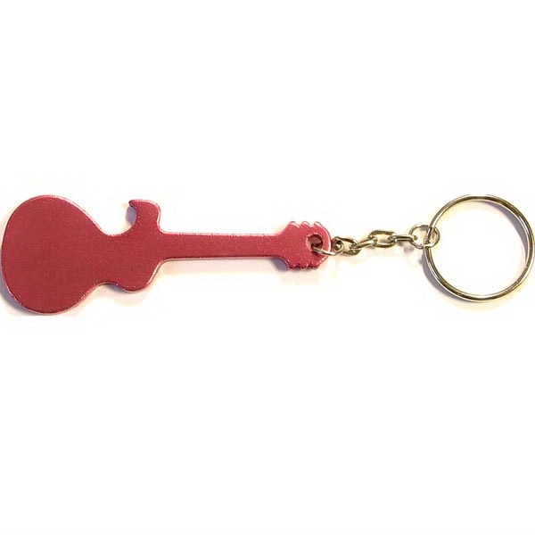Guitar shape bottle opener keychain - Image 10