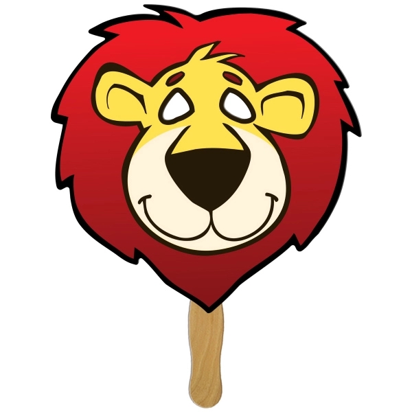Lion Hand Fan