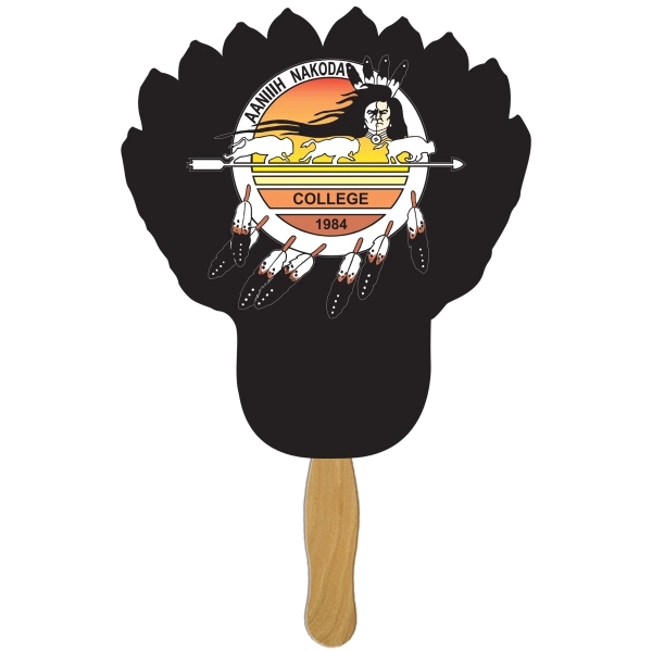 Feather Hand Fan - Image 1