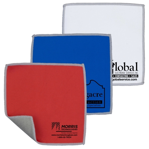 Doubleside 6" x 6" 2-in-1 Microfiber Cloth & Towel - Image 2